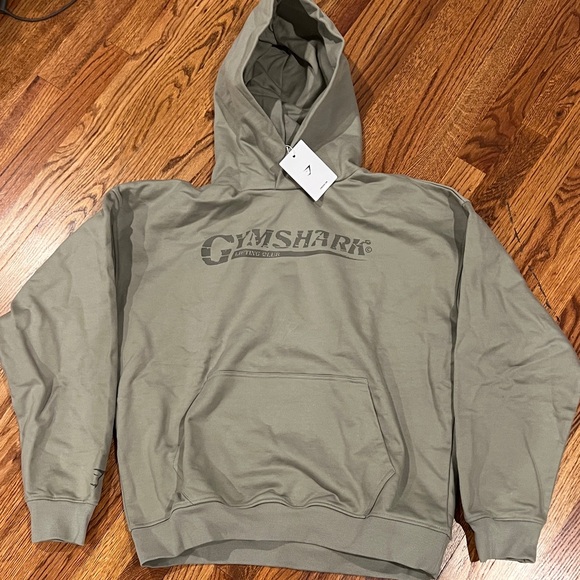 Gymshark Men's Khaki Hoodie - Picture 1 of 2